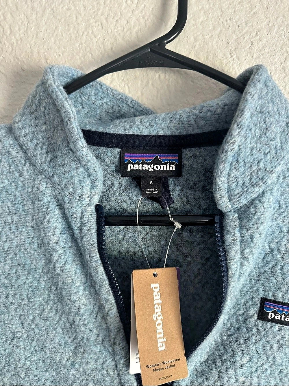 Patagonia Womens Woolyester Fleece zip up Jacket - Picture 2 of 6